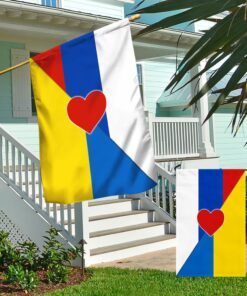 ukraine russia friendship flag qtr389f 8787
