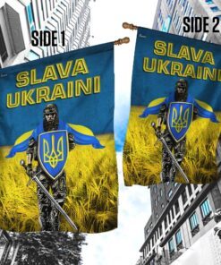 ukraine soldier flag slava ukraini bnn159f 2511