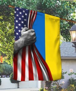 ukrainian american flag trl1941f 7545