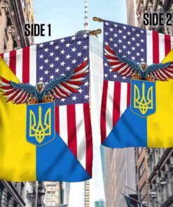 ukrainian flag american ukrainian flag trl1871f 2905