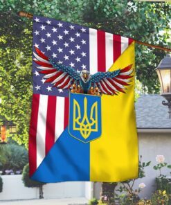 ukrainian flag american ukrainian flag trl1871f 5102