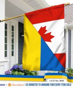ukrainian flag canadian ukrainian flag trl1966f 5696