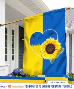 Ukrainian Flag Peace For Ukraine BNN208F