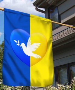 ukrainian flag peace ukraine dove flag qtr04f 8020