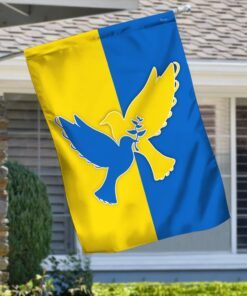 ukrainian flag peace ukraine dove flag trv1964f 5581