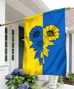 Ukrainian Flag Sunflower Ukrainian Flag TRV1924F