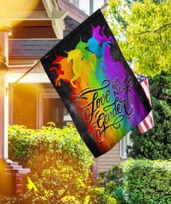 Unicorn LGBT Love Has No Gender Flag ANL103F