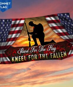 US Grommet Flag Stand For The Flag Kneel For The Fallen DDH2856GFv6