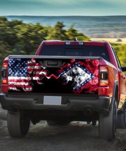 us state arkansas tailgate decal sticker wrap 1129