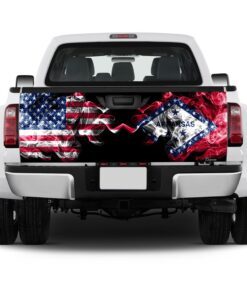 us state arkansas tailgate decal sticker wrap 5925