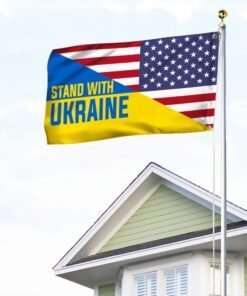 us ukraine grommet flag stand with ukraine ddh3333gf 6631