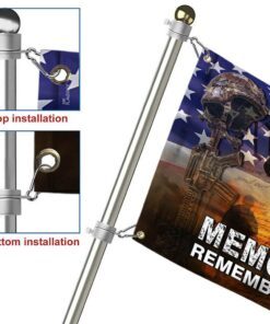 us veteran american memorial day grommet flag tpt751gf 4355