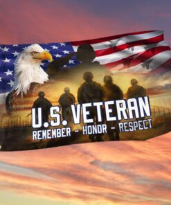 US Veteran American Memorial Grommet Flag TPT598GF