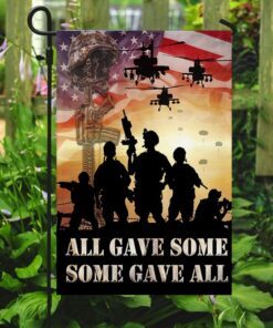 us veterans. all gave some, some gave all memorial american flag tpt109f 1278