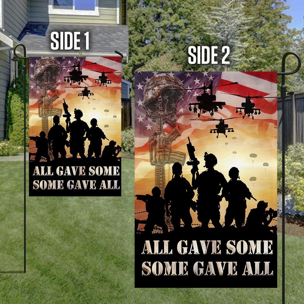 US Veterans. All Gave Some, Some Gave All Memorial American Flag TPT109F - Image 6