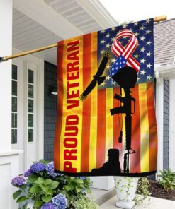 Veteran American Flag Proud Veteran BNN01F