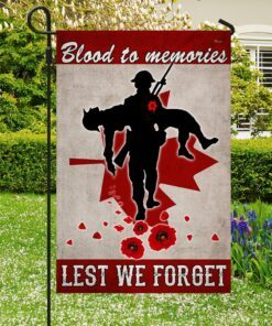 veteran canadian flag blood to memories lest we forget lha2070f 5552