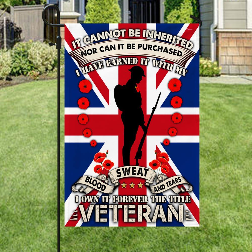 Veteran Flag I Have Earned It With My Blood, Sweat And Tears DDH2839Fv2 - Image 4