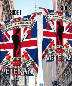 veteran flag i have earned it with my blood, sweat and tears ddh2839fv2 5024