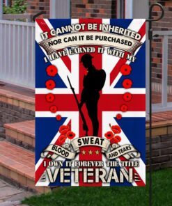 veteran flag i have earned it with my blood, sweat and tears ddh2839fv2 5089