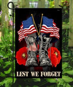 veteran flag lest we forget flag trl1268f 5110