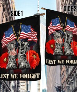 veteran flag lest we forget flag trl1268f 8714