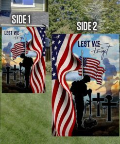 veteran flag lest we forget mlh2013f 4210