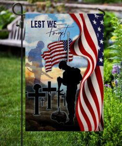veteran flag lest we forget mlh2013f 7404