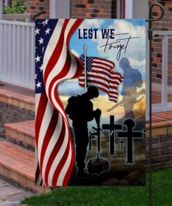 veteran flag lest we forget mlh2013f 7737