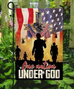 veteran flag one nation under god christian cross lha1943f 2160