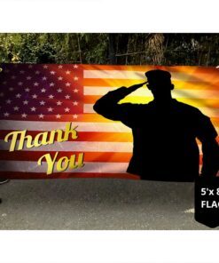 veteran flag thank you veterans day american grommet flag trl1304gf 3677
