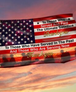 Veteran Flag Ultimate Sacrifice Thank You ANT234GF