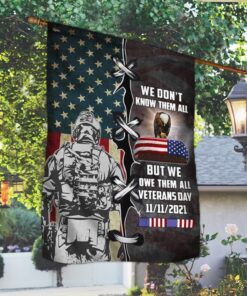 veteran flag we owe them all american soldier mlh1974f 2292