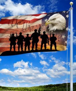 veteran flag we the people american eagle veteran grommet flag trv1692gf 1522