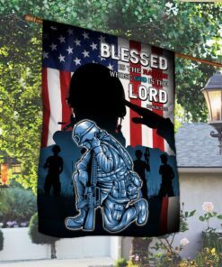 Veteran God Flag Blessed Is The nation Whose God Is The Lord MLH2252F