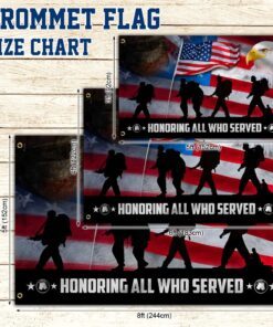 veteran grommet flag honoring all who served mlh1881gf 3825
