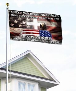 veteran grommet flag jesus christ and the american veteran ant318gf 1663