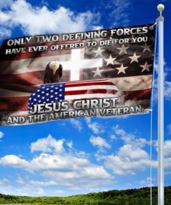 veteran grommet flag jesus christ and the american veteran ant318gf 6239