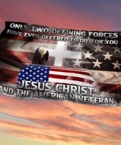 veteran grommet flag jesus christ and the american veteran ant318gf 6759