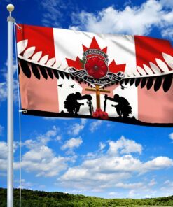 Veteran Grommet Flag Lest We Forget ANL256GFv1