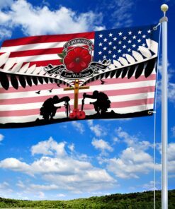veteran grommet flag lest we forget anl256gfv3 2289