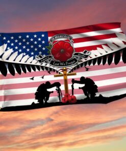 Veteran Grommet Flag Lest We Forget ANL256GFv3