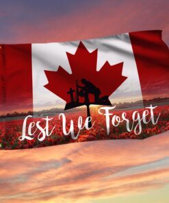 Veteran Grommet Flag Lest We Forget BNT512GF