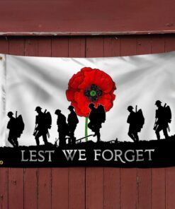 veteran grommet flag lest we forget remembrance day mlh1883gf 7435