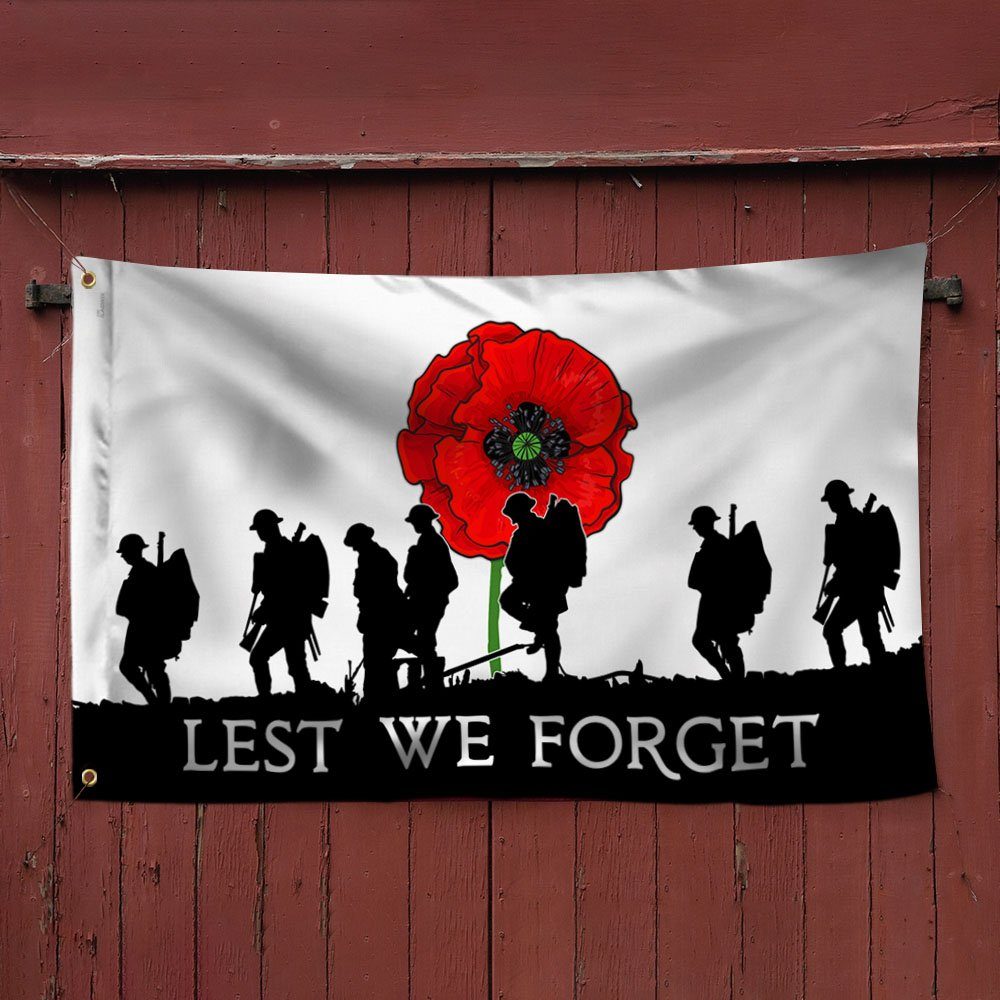 Veteran Grommet Flag Lest We Forget Remembrance Day MLH1883GF - Image 2