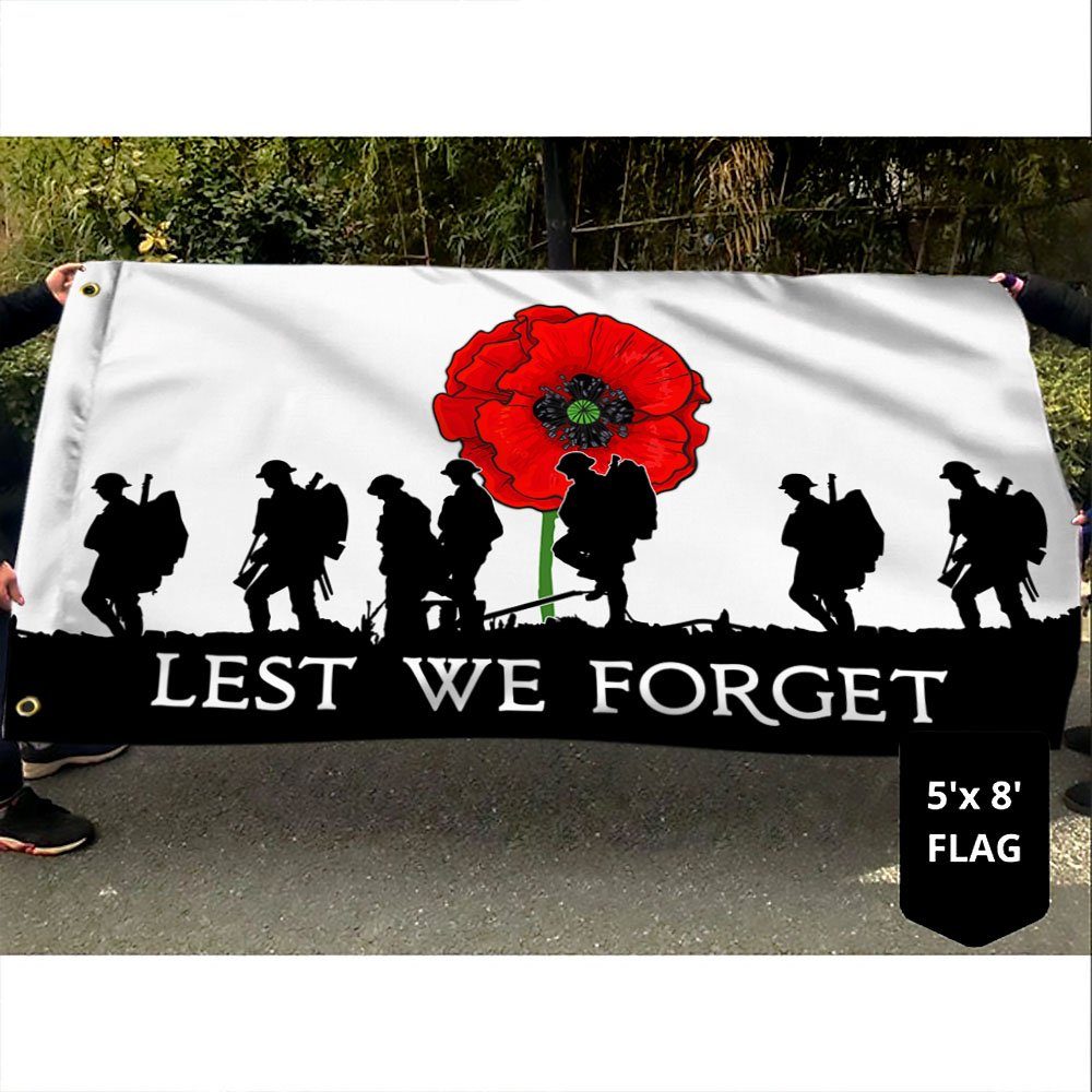 Veteran Grommet Flag Lest We Forget Remembrance Day MLH1883GF - Image 3