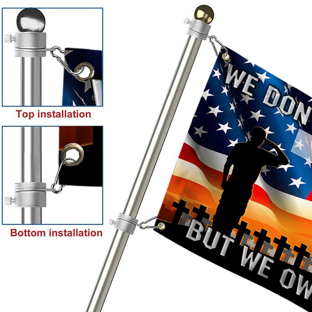 Veteran Grommet Flag We Don't Know Them All But We Owe Them All BNN180GF - Image 6
