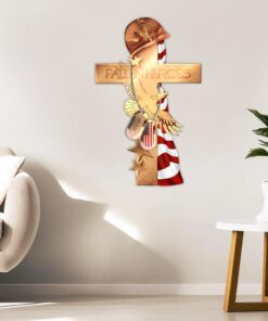 Veteran Hanging Metal Sign Fallen Heroes NNT128MS