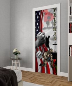 veteran lest we forget door cover 5043