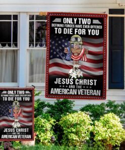 veteran owe to jesus christ and the american veteran flag mln1194f 1613
